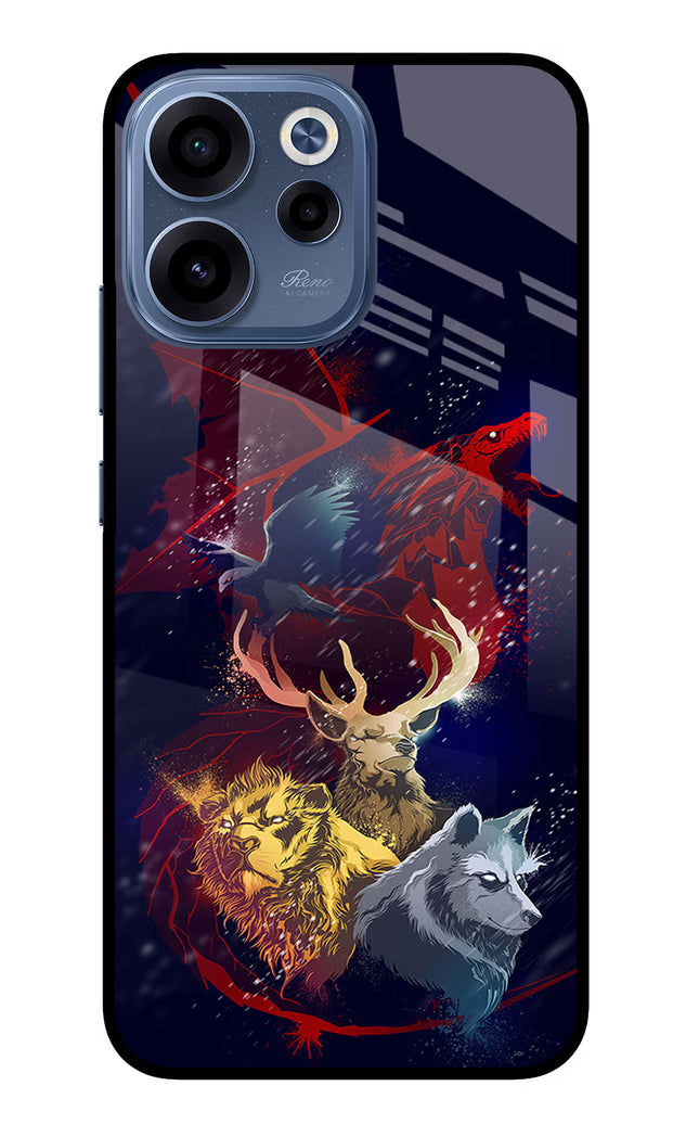 Game Of Thrones Oppo Reno15c 5G Glass Case Back Cover by Casekaro