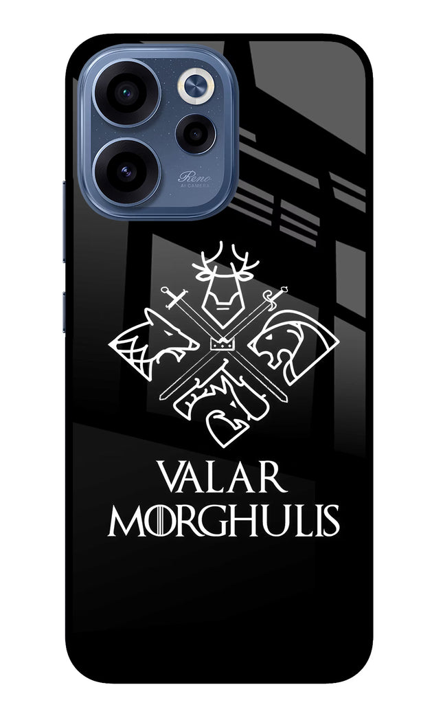 Valar Morghulis | Game Of Thrones Oppo Reno15c 5G Glass Case Back Cover by Casekaro