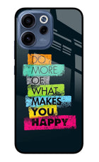 Do More Of What Makes You Happy Oppo Reno15c 5G Glass Case Back Cover by Casekaro