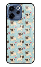 Pug Dog Oppo Reno15c 5G Glass Case Back Cover by Casekaro