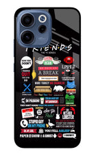 FRIENDS Oppo Reno15c 5G Glass Case Back Cover by Casekaro