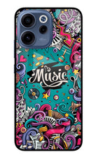 Music Graffiti Oppo Reno15c 5G Glass Case Back Cover by Casekaro