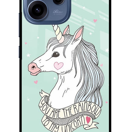 Unicorn Wallpaper Oppo Reno15c 5G Glass Case Back Cover by Casekaro