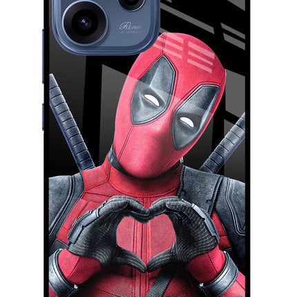 Deadpool Oppo Reno15c 5G Glass Case Back Cover by Casekaro