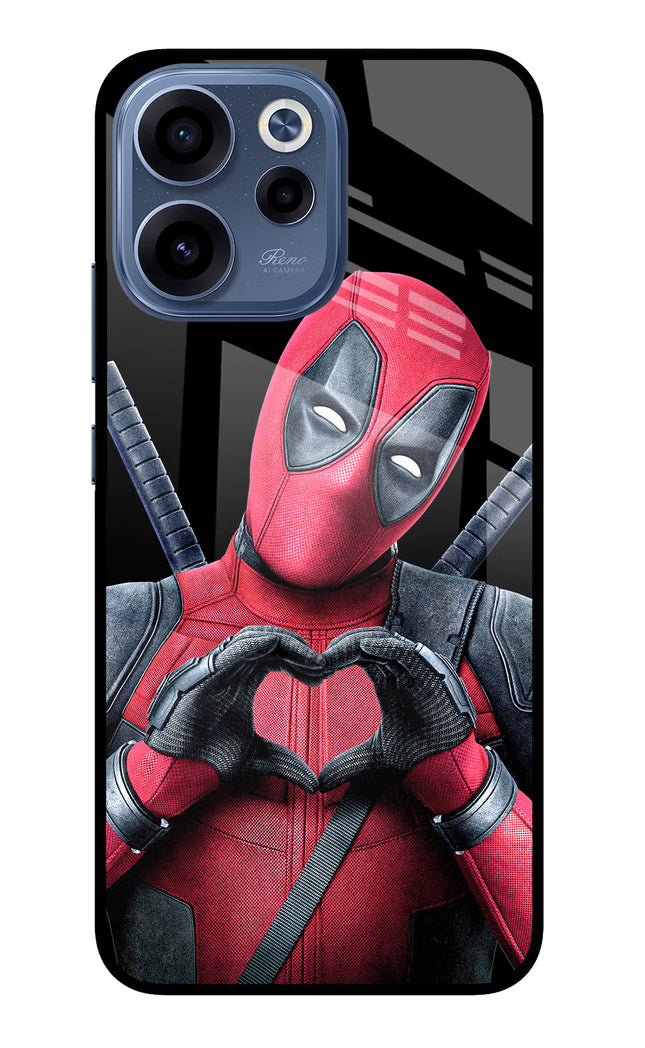 Deadpool Oppo Reno15c 5G Glass Case Back Cover by Casekaro
