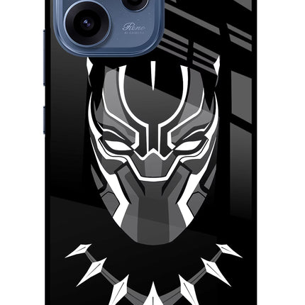 Black Panther Oppo Reno15c 5G Glass Case Back Cover by Casekaro