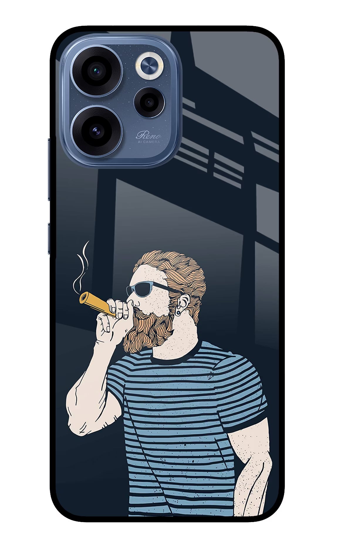 Smoking Oppo Reno15c 5G Glass Case