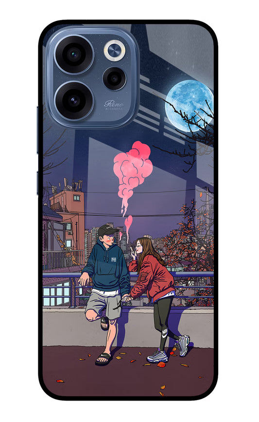 Chilling Couple Oppo Reno15c 5G Glass Case