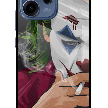 Joker Smoking Oppo Reno15c 5G Glass Case Back Cover by Casekaro