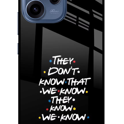 FRIENDS Dialogue Oppo Reno15c 5G Glass Case Back Cover by Casekaro