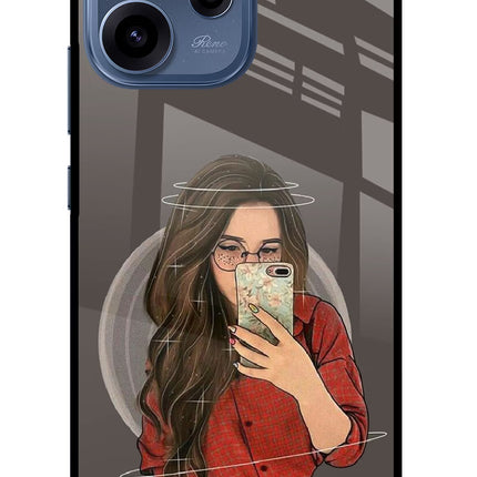 Selfie Queen Oppo Reno15c 5G Glass Case Back Cover by Casekaro
