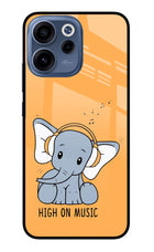 High On Music Oppo Reno15c 5G Glass Case Back Cover by Casekaro