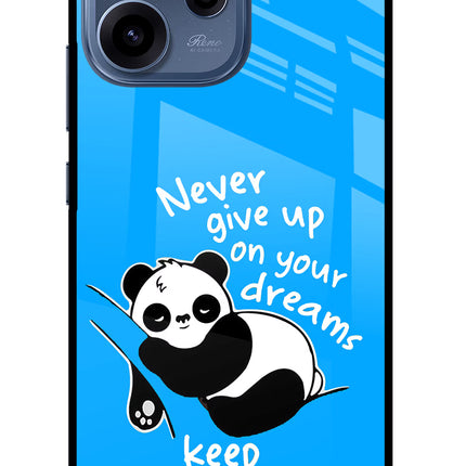Keep Sleeping Oppo Reno15c 5G Glass Case Back Cover by Casekaro