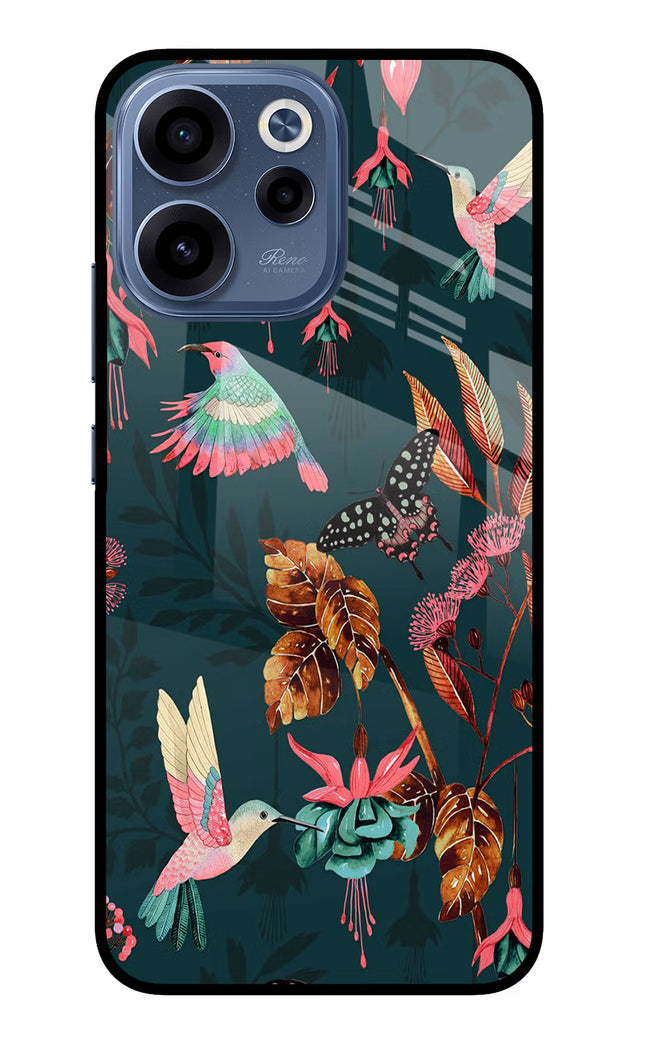 Birds Oppo Reno15c 5G Glass Case Back Cover by Casekaro