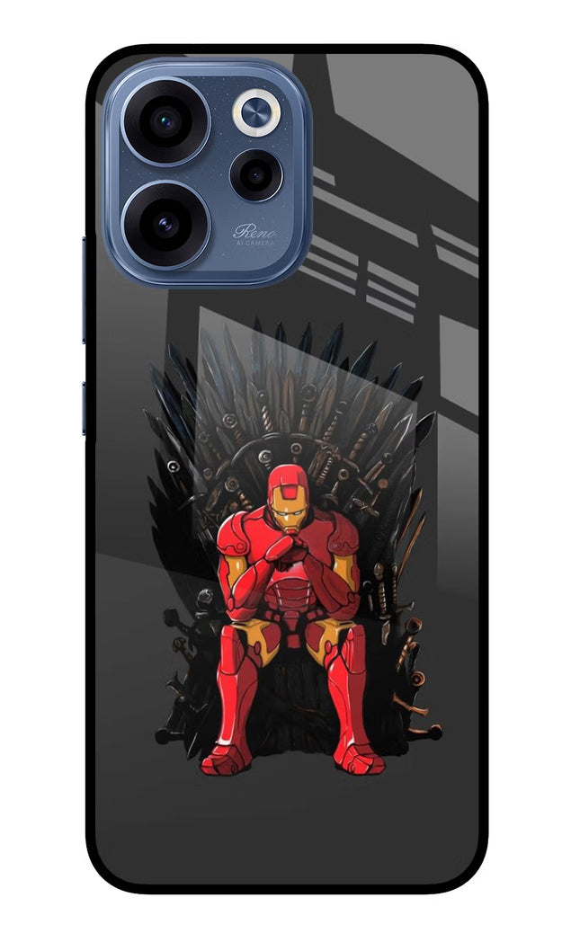 Ironman Throne Oppo Reno15c 5G Glass Case Back Cover by Casekaro