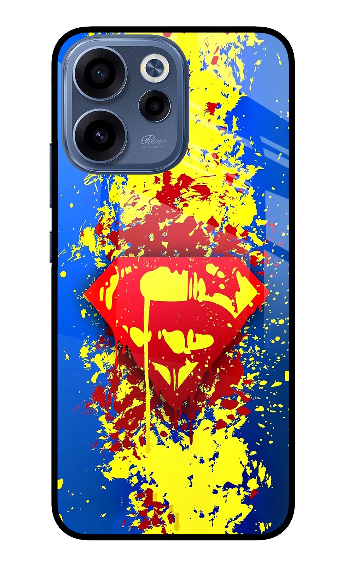 Superman logo Oppo Reno15c 5G Glass Case