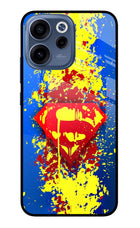 Superman logo Oppo Reno15c 5G Glass Case Back Cover by Casekaro