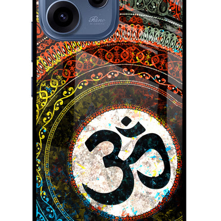Om Cultural Oppo Reno15c 5G Glass Case Back Cover by Casekaro