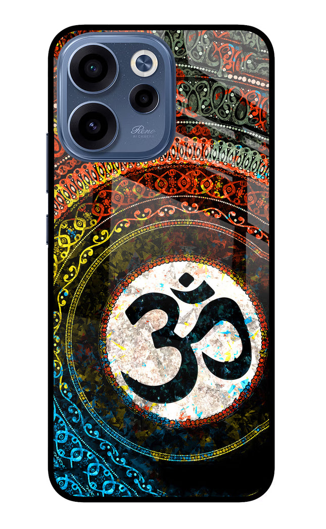 Om Cultural Oppo Reno15c 5G Glass Case Back Cover by Casekaro