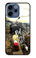 Ride More Worry Less Oppo Reno15c 5G Glass Case Back Cover by Casekaro