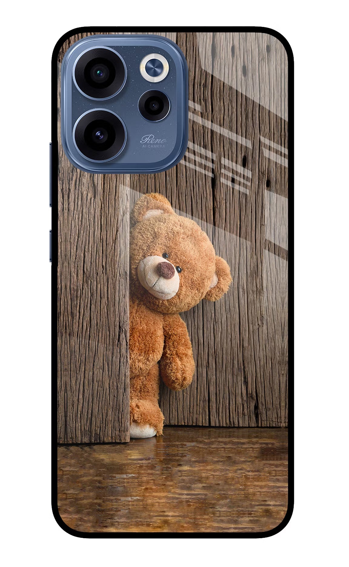 Teddy Wooden Oppo Reno15c 5G Glass Case