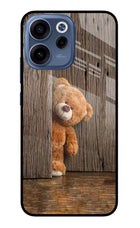 Teddy Wooden Oppo Reno15c 5G Glass Case Back Cover by Casekaro