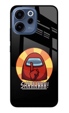 Among Us Shhh! Oppo Reno15c 5G Glass Case Back Cover by Casekaro