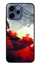Fire Cloud Oppo Reno15c 5G Glass Case Back Cover by Casekaro