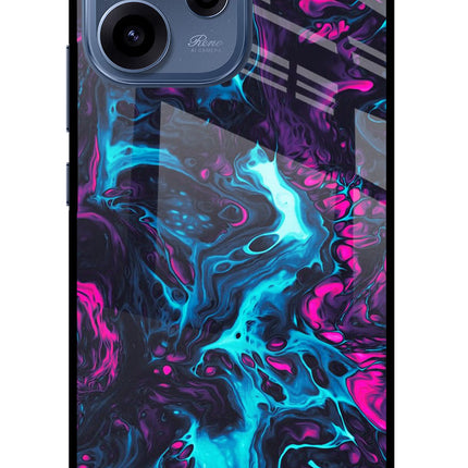 Abstract Oppo Reno15c 5G Glass Case Back Cover by Casekaro