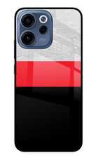 Tri Color Pattern Oppo Reno15c 5G Glass Case Back Cover by Casekaro