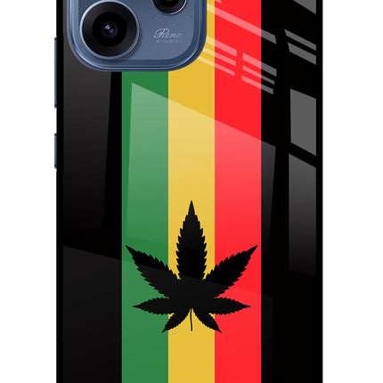 Weed Flag Oppo Reno15c 5G Glass Case Back Cover by Casekaro