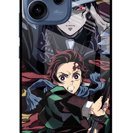 Demon Slayer Oppo Reno15c 5G Glass Case Back Cover by Casekaro