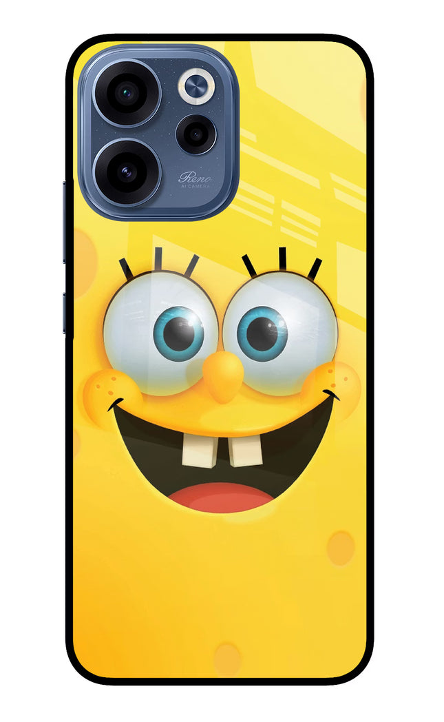 Sponge 1 Oppo Reno15c 5G Glass Case Back Cover by Casekaro