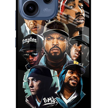 Rappers Oppo Reno15c 5G Glass Case Back Cover by Casekaro