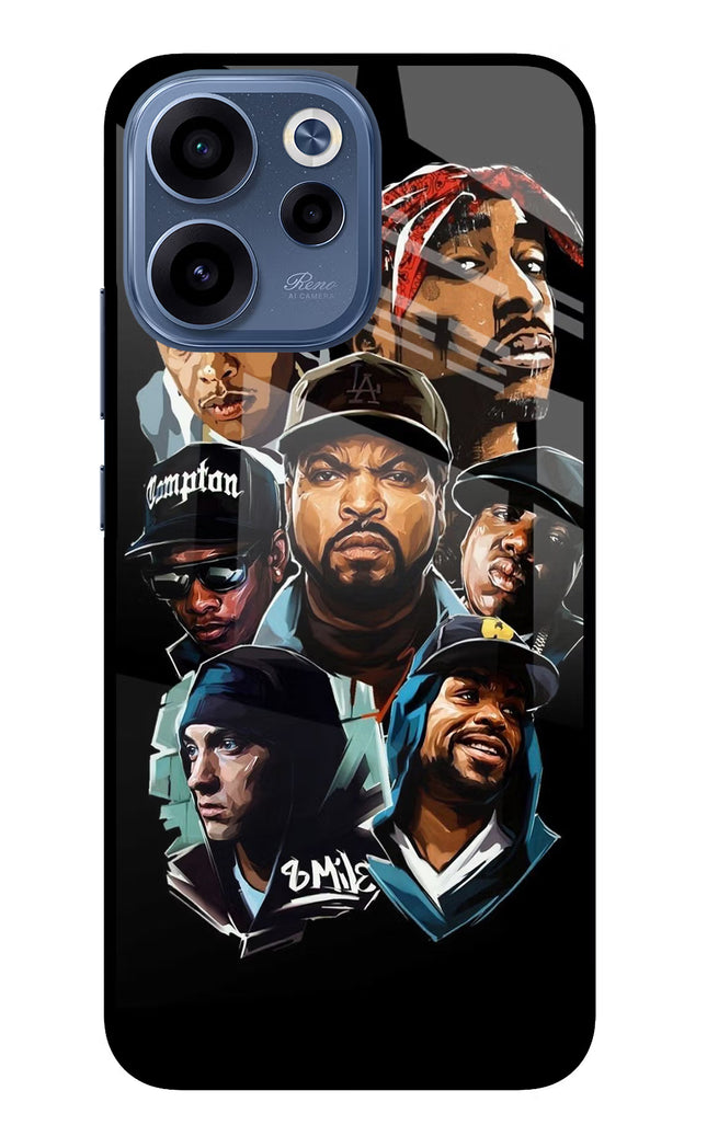 Rappers Oppo Reno15c 5G Glass Case Back Cover by Casekaro