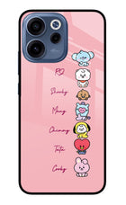 BTS names Oppo Reno15c 5G Glass Case Back Cover by Casekaro