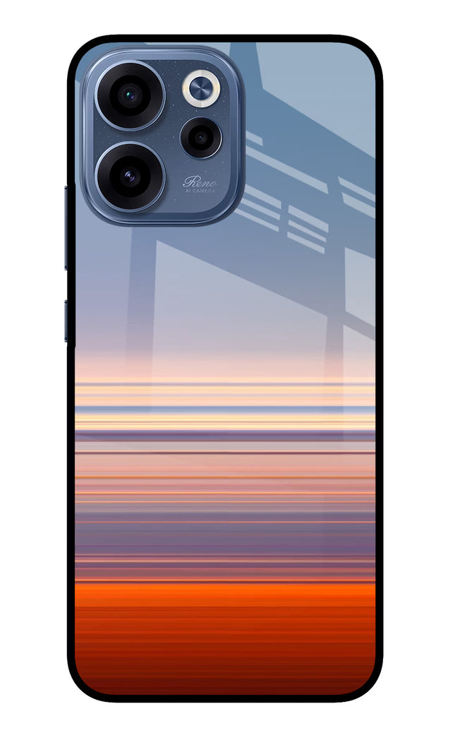 Morning Colors Oppo Reno15c 5G Glass Case Back Cover by Casekaro