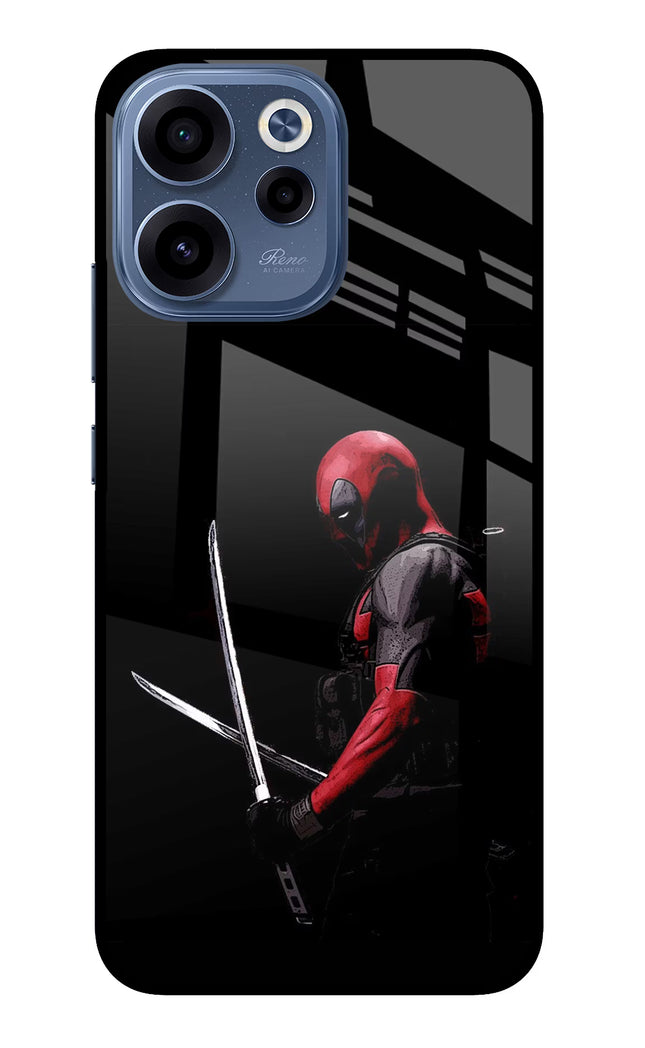 Deadpool Oppo Reno15c 5G Glass Case Back Cover by Casekaro