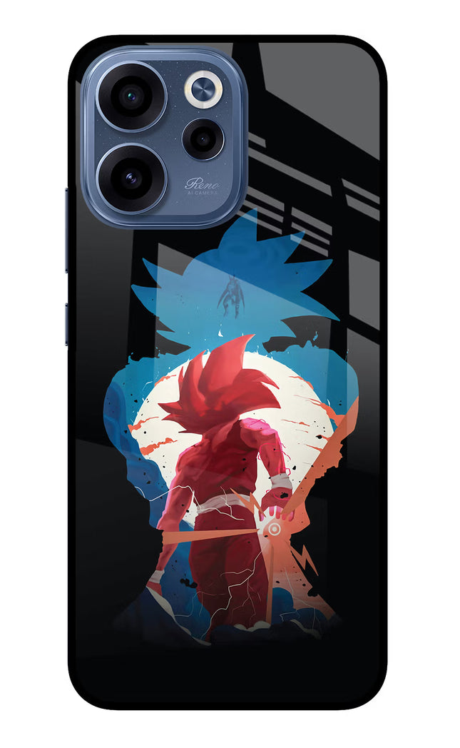 Goku Oppo Reno15c 5G Glass Case Back Cover by Casekaro