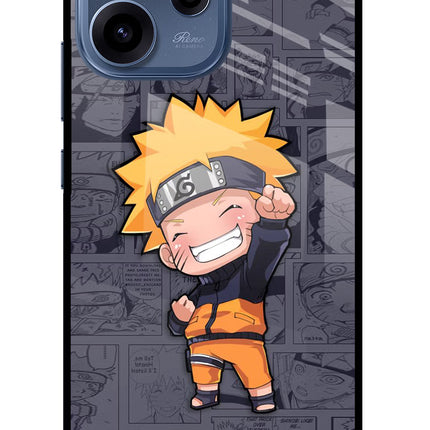 Chota Naruto Oppo Reno15c 5G Glass Case Back Cover by Casekaro