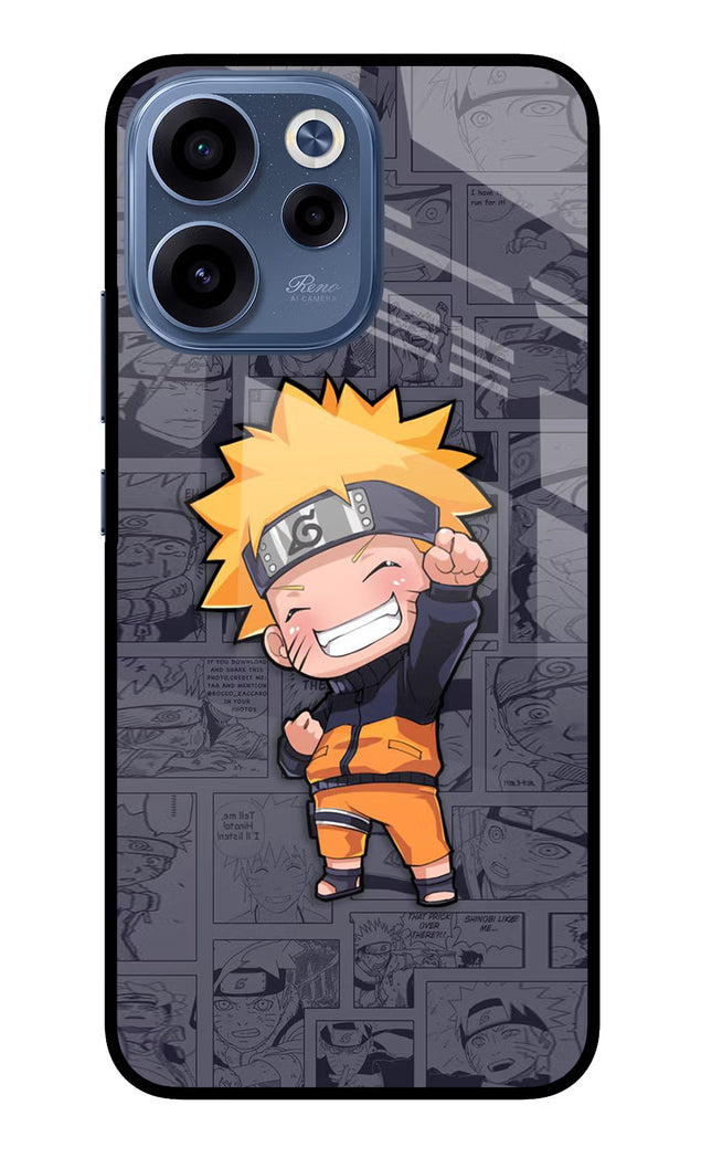 Chota Naruto Oppo Reno15c 5G Glass Case Back Cover by Casekaro