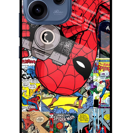 Spider Man Oppo Reno15c 5G Glass Case Back Cover by Casekaro