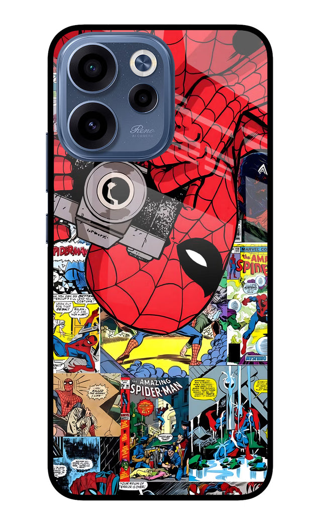 Spider Man Oppo Reno15c 5G Glass Case Back Cover by Casekaro