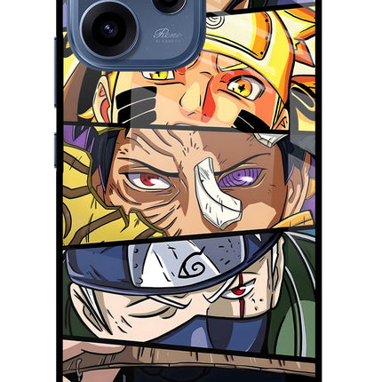 Naruto Character Oppo Reno15c 5G Glass Case Back Cover by Casekaro