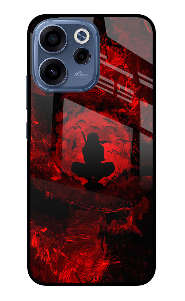 Itachi Uchiha Oppo Reno15c 5G Glass Case Back Cover by Casekaro