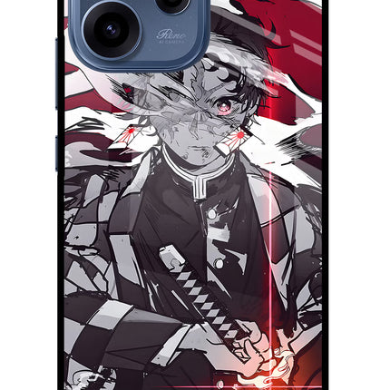 Demon Slayer Oppo Reno15c 5G Glass Case Back Cover by Casekaro