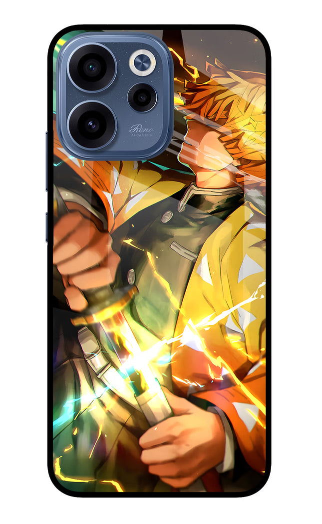 Demon Slayer Oppo Reno15c 5G Glass Case Back Cover by Casekaro