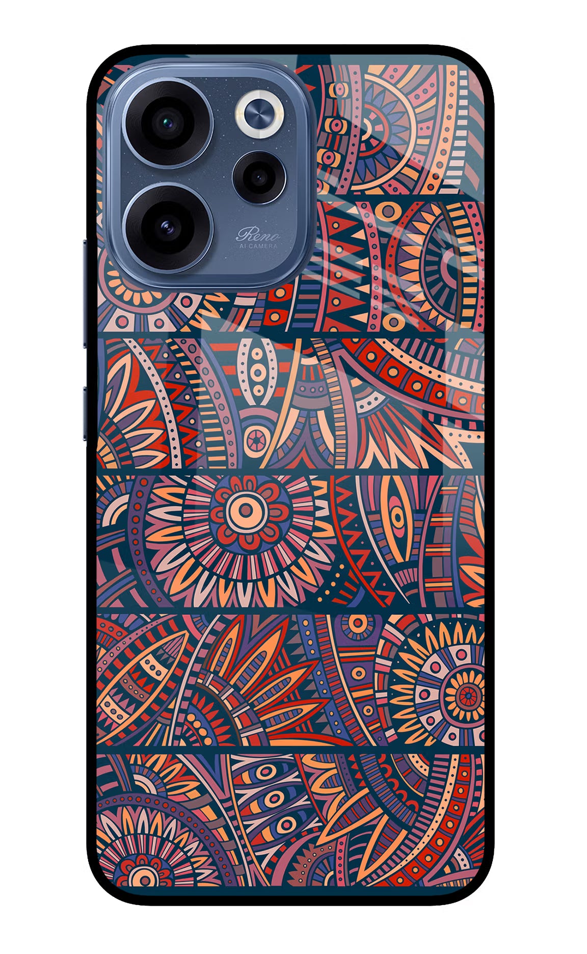 African Culture Design Oppo Reno15c 5G Glass Case
