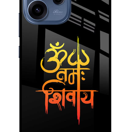 Om Namah Shivay Oppo Reno15c 5G Glass Case Back Cover by Casekaro