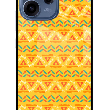 Tribal Pattern Oppo Reno15c 5G Glass Case Back Cover by Casekaro